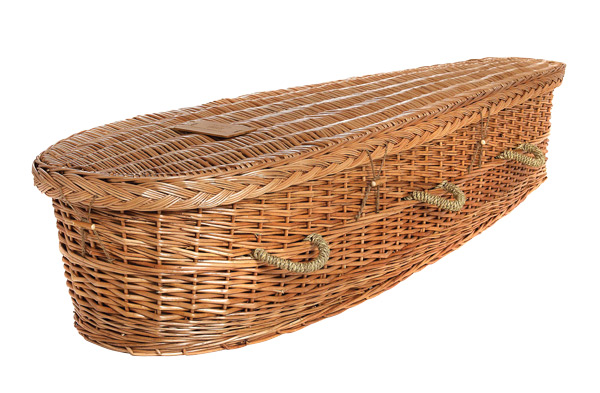 English Willow Tribute Coffin