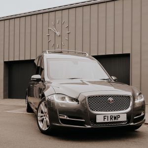 Jaguar XJ Hearse & transport for funeral staff